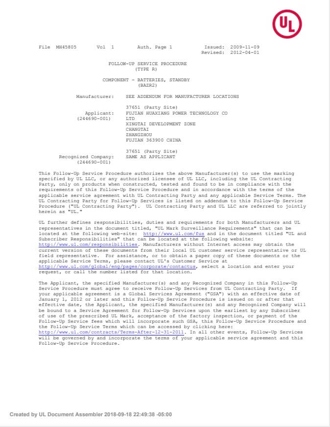 certificado